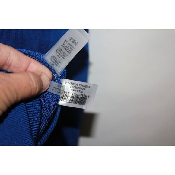 Guess Womens Sleeveless Blue Size M Bodycon Cocktail Bandage Dress Unique LaceUp - Picture 13 of 15